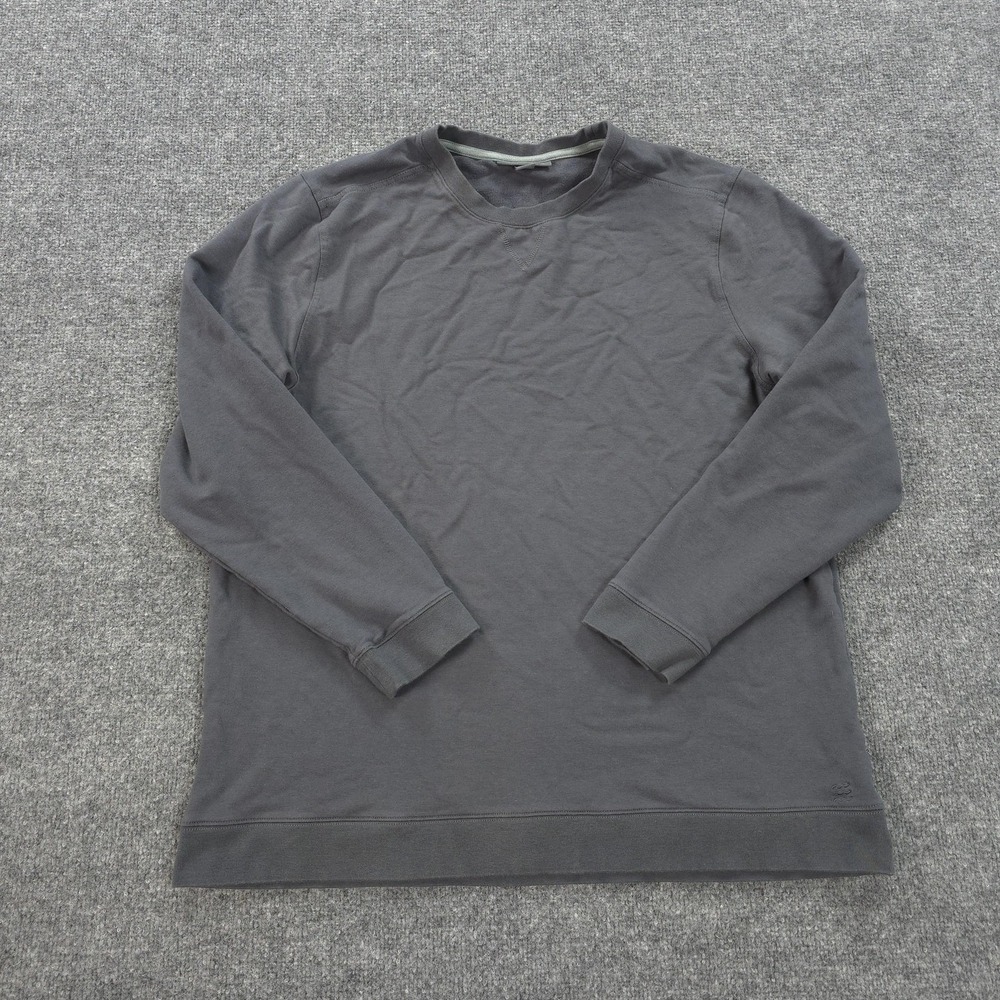 Free Fly Sweatshirt Mens 2XL‎ Gray Bamboo Long Sleeve Crewneck Performance Crew